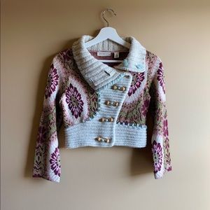 Anthropologie Sleeping On Snow Cardigan Size XS